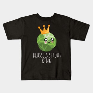 Brussels Sprout King Kawaii Kids T-Shirt